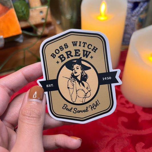 Boss Witch Sticker (3 inches)