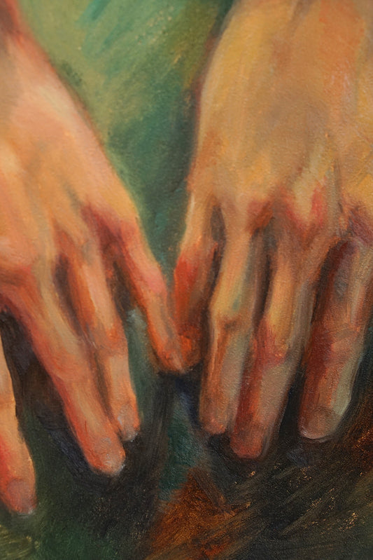 "The Beginning" Original Painting, Alondra Uhi