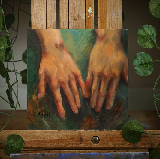 "The Beginning" Original Painting, Alondra Uhi