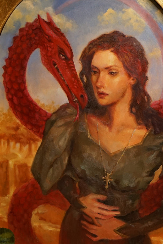 The Dragon Whispered, But I Did Not Listen, original painting