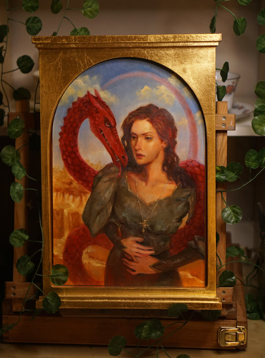 The Dragon Whispered, But I Did Not Listen, original painting